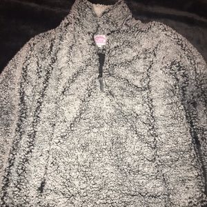 Cozy sherpa pullover
